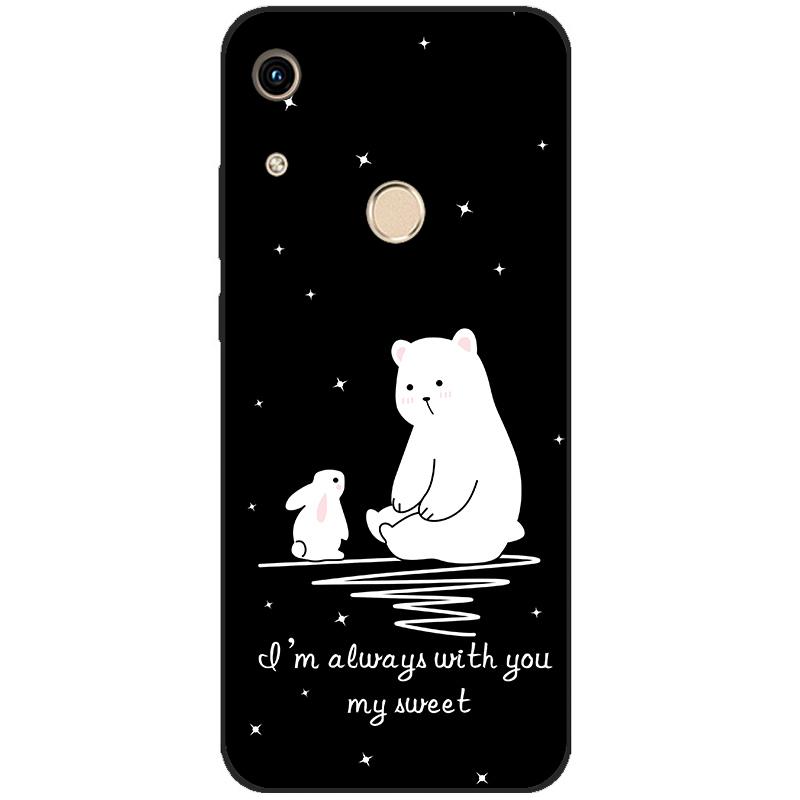 For Honor 8A Case huawei honor 8A prime cover Silicone TPU back Cover On Huawei Honor 8A JAT-LX1 Honor 8A prime JAT-L41 flower