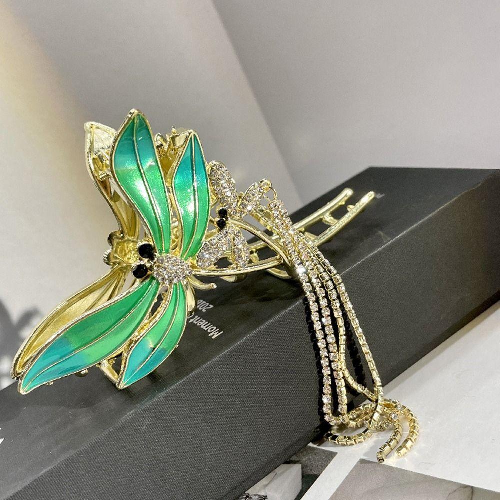 Hair Claw Korean Style Hair Clip Dragonfly Hair Claw Hair Accessories Women Crab Clip