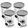 4-Pint Eisbehälter mit Deckeln für Ninja Swirl NC700 NC701 Creami Zubehör für Eismaschinen Wiederverwendbare Gefriersichere Pints für Gefrorenes