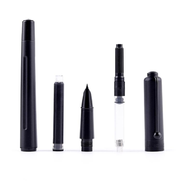 Metal Fountain Pen Smooth Writing Pen Signature Pen Bent Nib Calligraphy Pen Business Pen School Supplies