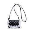 Mini Small Bag Women's 2025 New Trendy Lace Shoulder Bag Premium Polka Dot Messenger Bag Small Square Bag