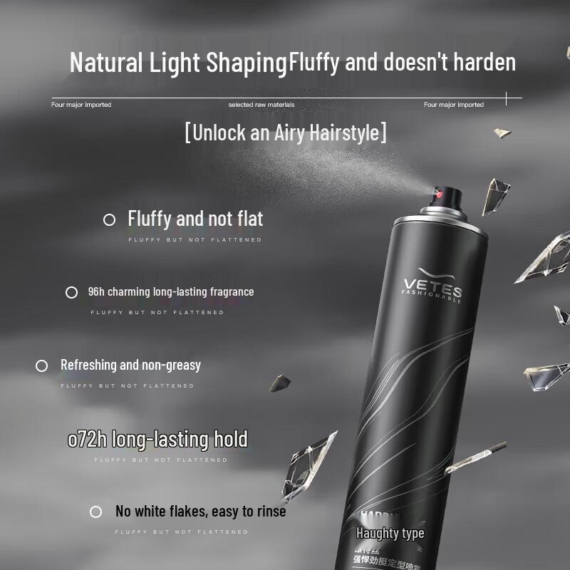 Vitas Strong Hold Hair Styling Spray 420ml