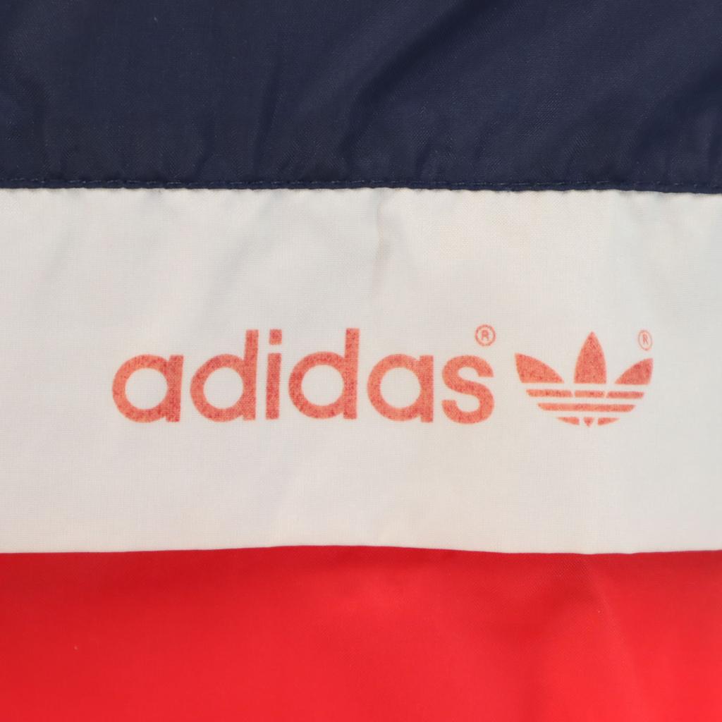 Adidas lata 80. vintage Anorak Parker S Granatowy kieszonkowy Męski Używany