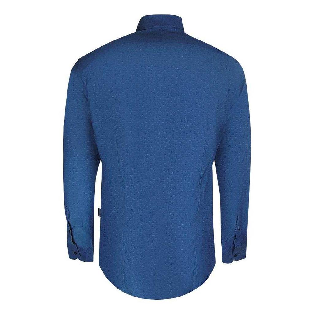 Aquascutum Mens Textured Long-Sleeved Shirt