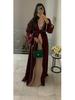 Pure Beauty Bow Long Robe Dress Abaya - Loriya 2025, Europe, America & Middle East Style, Model LR962