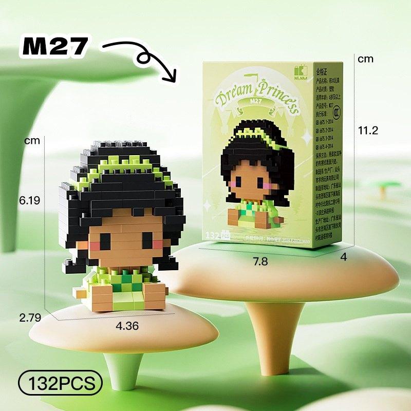 Assembly Model Building Blocks, Doll Toys Are Suitable Educational Diy Games, Cartoon Anime Games, Back-To-School Learning