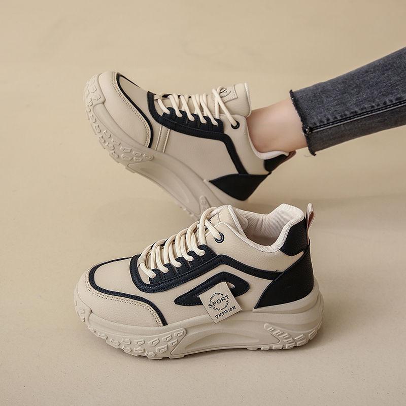 Dad shoes women's new autumn women's shoes versatile sports and leisure shoes not tired feet soft-soled shoes thick-soled heightening shoes