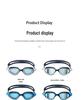 High-Definition Waterproof Anti-Fog Swimming Goggles - Unisex Casual & Professional Style