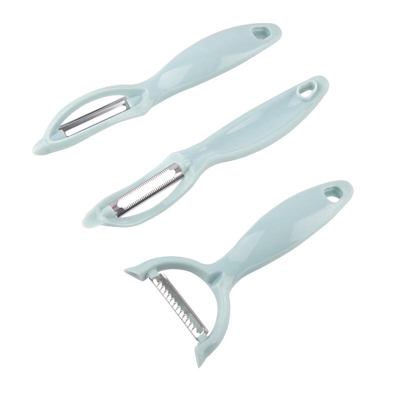 Utuo Stainless Steel Peeler & Grater 3-Piece Set