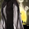 Halloween Cosplay Costumes Death Hell Witch Devil for Vampire Uniform Black Long Dress Glove Cloak Party Carnival Masque
