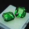 Making Jewelry Tsavorite Garnet Square Cut Green 20 Ct   Loose Gemstones