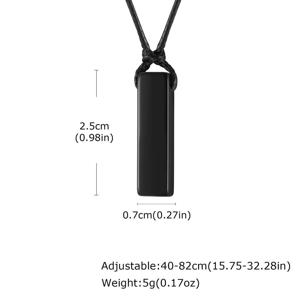 Trendige Vintage Naturstein-Anhänger Halskette für Herren, Verstellbares Wachskordel Tigerauge Achat Anhänger, Mode Klassischer Schmuck