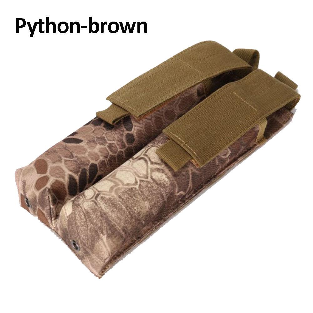 Sac de chargeur Molle camouflage en nylon 1000D, deux unités, pochette de chargeur tactique, étui de chargeur.