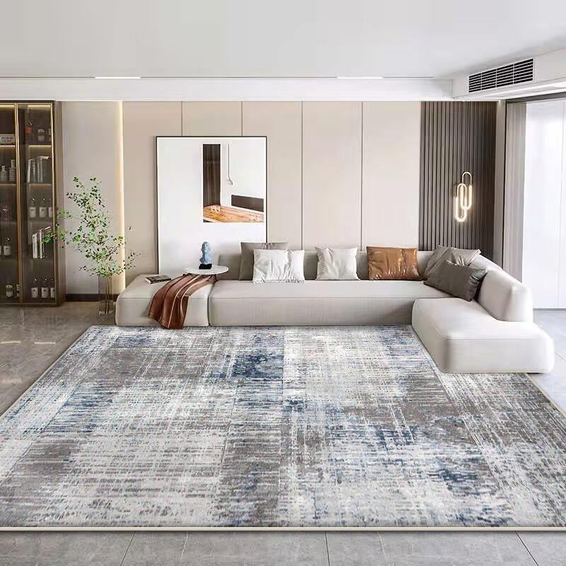 Modern Simple Rugs for Bedroom Large Area Living Room Decoration Soft Carpet Washable Lounge Floor Mat Anti-slip Cloakroom Rug