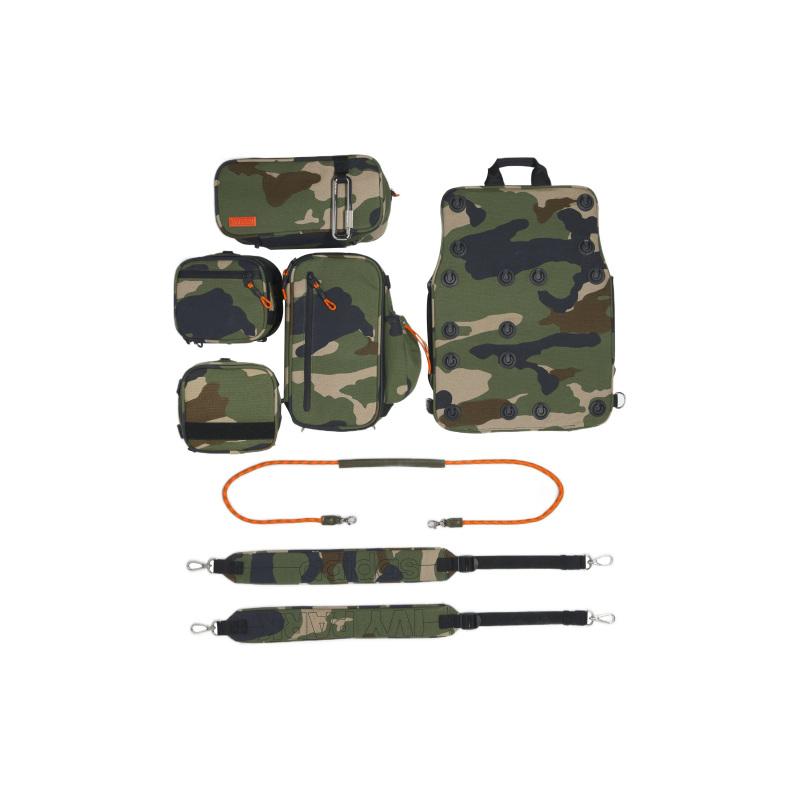 Adidas Originals IVY PARK Collaboration Cotton Backpack Unisex Green Camouflage Adidas HS1057