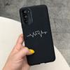 For Moto G52 Case G22 2022 Fashion Girl Flower Pattern Black Silicone Soft Phone Cover For Motorola Moto G52 G52 Cover G42 4G