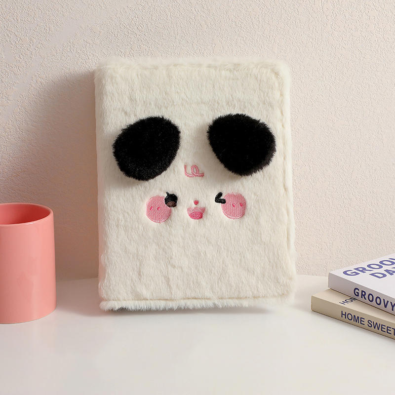 A5 Kpop Cartoon Plush Binder Photocard Holder Idol Photo Album Photocards Collect Book Kawaii School Stationery Picture Albums