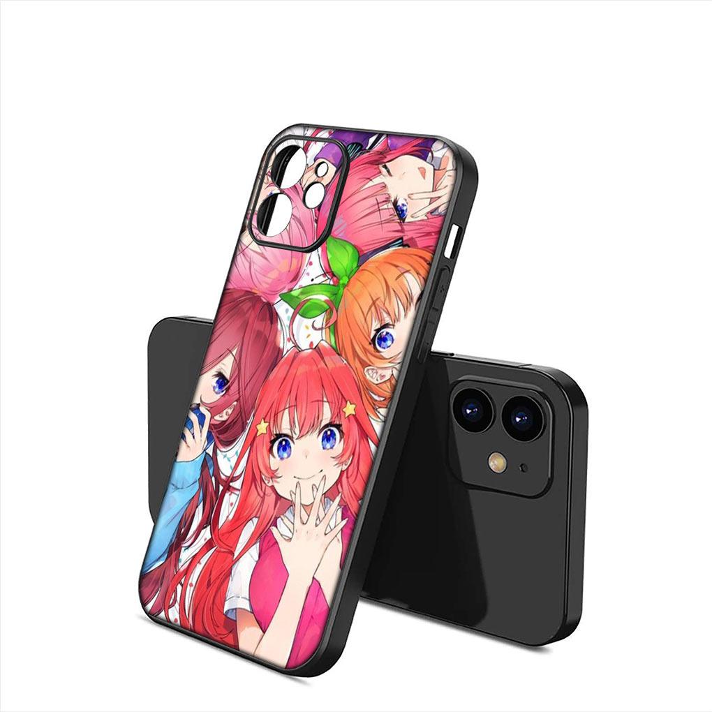 Nakano Ichika Miku Itsuki Nino Yotsuba Soft Phone Cover for Apple iPhone 15 14 Plus 13 12 Mini Pro Max XR + 13Pro 14+ 15+ Case