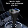 K29 Car Charger Adapter Fast Charging Digital Display 3 In 1 Cigarette Lighter Socket Splitter Charger