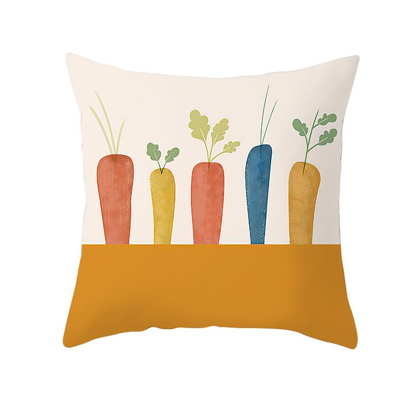 Nordic, Fresh and Cute Cartoon Pillowcase, Home Sofa, Car Bedside, Office Cushion Cover