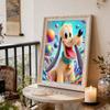 Frozen Elsa & Friends Pearl-Inlaid Frameless Art | Handmade Pearl Craft, Ice Castle Theme, for Frozen Dreamy Home Decor & Gift Option
