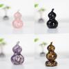 Resin Filled Natural Crystal Gourd Ornaments For Home Decor Gift Ideas