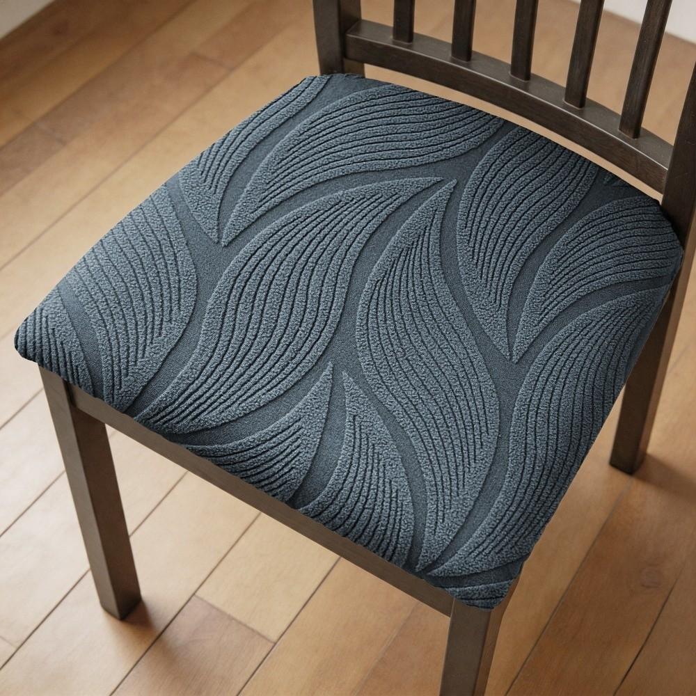 Universal Dining Chair Cover Stretch Jacquard Elastic Spandex Stretch Chair Cover Slipcover Anti-slip Jacquard Chair Cover