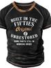 3d Print Retro Men's T-shirts Women Vintage Letter Graphic Short Sleeve T Shirt Fashion Oversized Tops Tees Unisex Clothing
