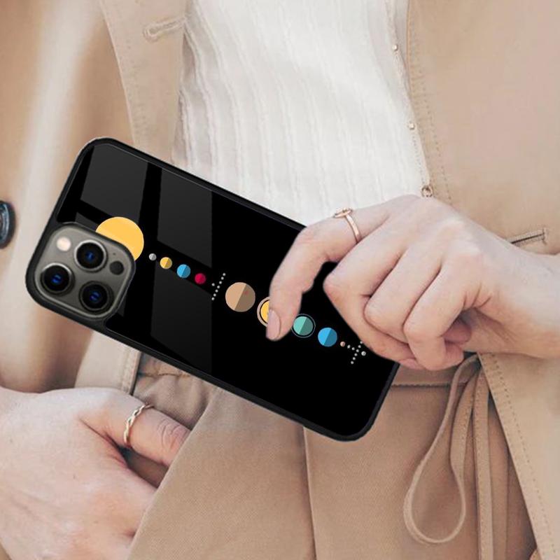 Space Planets Solar System Magnetic Phone Case For APPLE iPhone 17 Air 16 14 13 12 Pro Max 15 Plus Wireless Charge MagSafe Cover