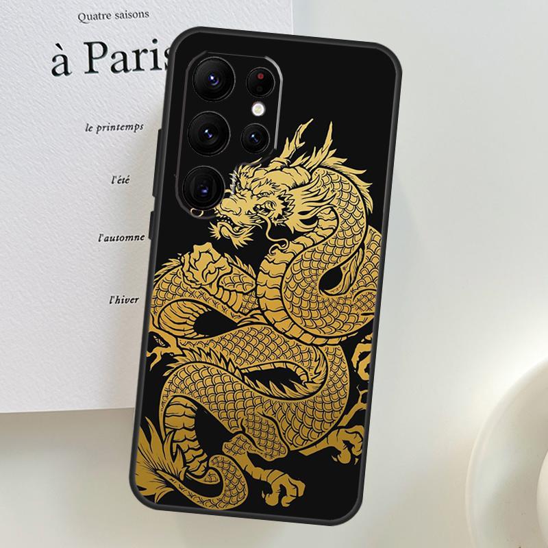 Chinese Dragon Case For Samsung Galaxy S26 Ultra S25 S24 S23 S22 S21 S10 Plus S20 FE S25 Ultra Phone Cover