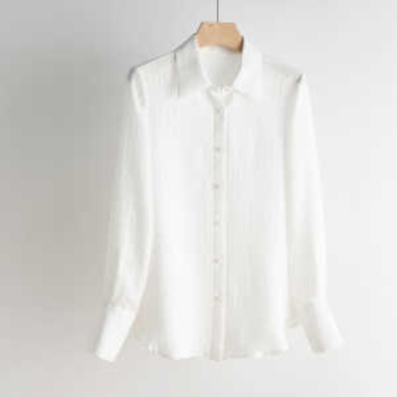 

Long-sleeved Fashionable Black Shirt Autumn Winter Design Fashionable New Base Top Thickened Retro S белый