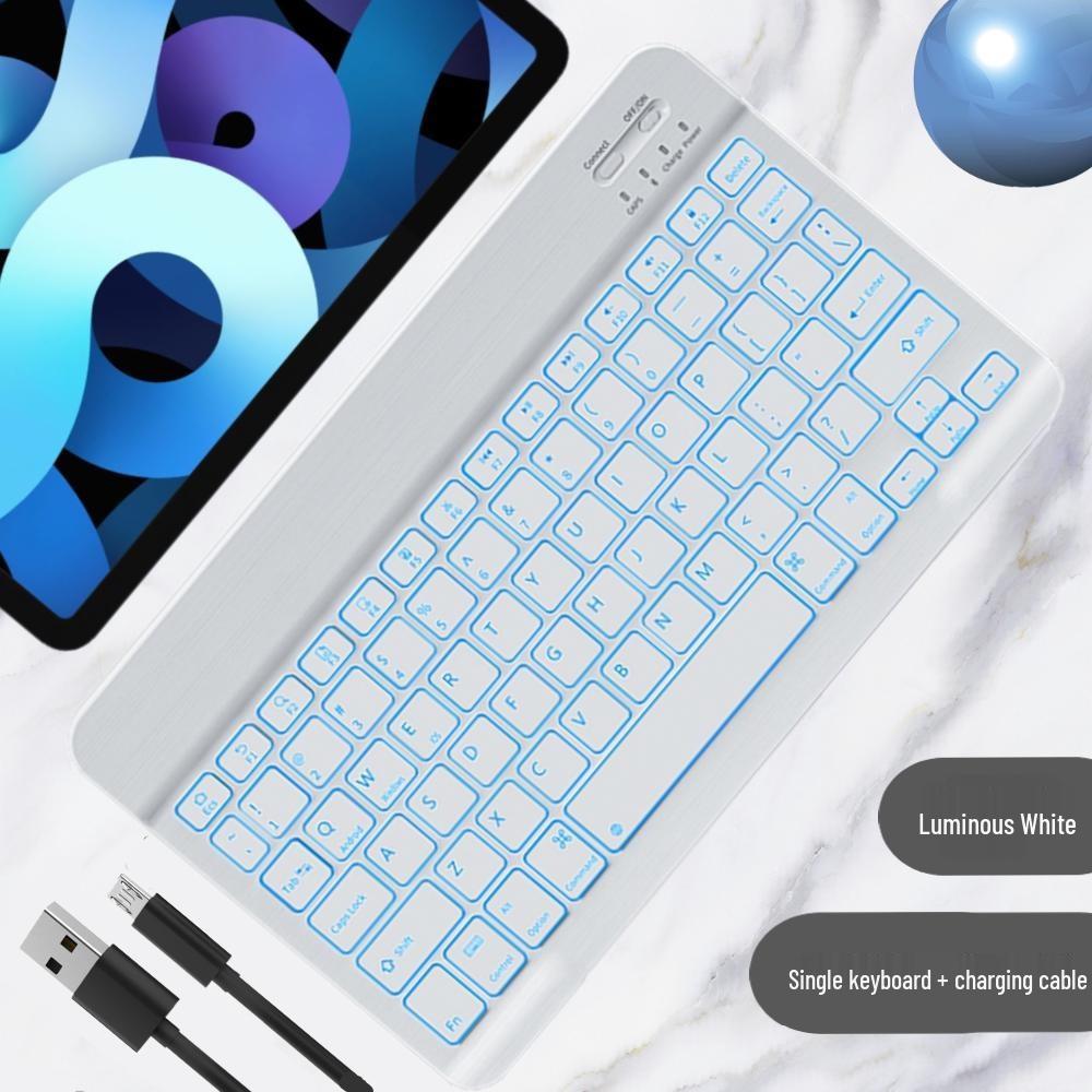 Universal Wireless Bluetooth Touch Keyboard for iPads, Tablets, and Phones