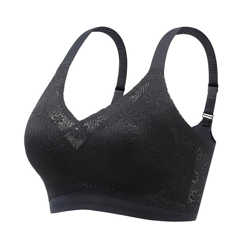 

Жіноча нижня білизна, новий красивий жіночий жилет на спині, безшовний спортивний бюстгальтер великого розміру, безшовний нагрудник 100B чорний