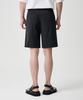 Musinsa Standard [Cooltandard] Hidden Elastic Waist Half Slacks [Dark Gray]