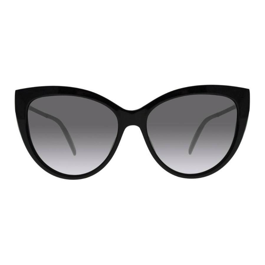 Saint Laurent Logo Acetate Cat Eye Sunglasses Women Sunglasses Black SL-M48S_A-002