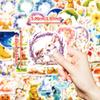 50 Pictures Ins Small Fresh Style Hand-painted Cute Little Rabbit Stickers Warm Atmosphere Graffiti Stickers