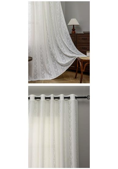 Tende di Pizzo Filtranti la Luce: Tende Eleganti e Semitrasparenti per Camera da Letto e Soggiorno