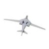 2PCS Tu-160 Strategic Bomber Model for Military Aircraft Display, 1/2000-1/350 Scale Resin Fighter Plane DIY Model (1/700 (78mm))