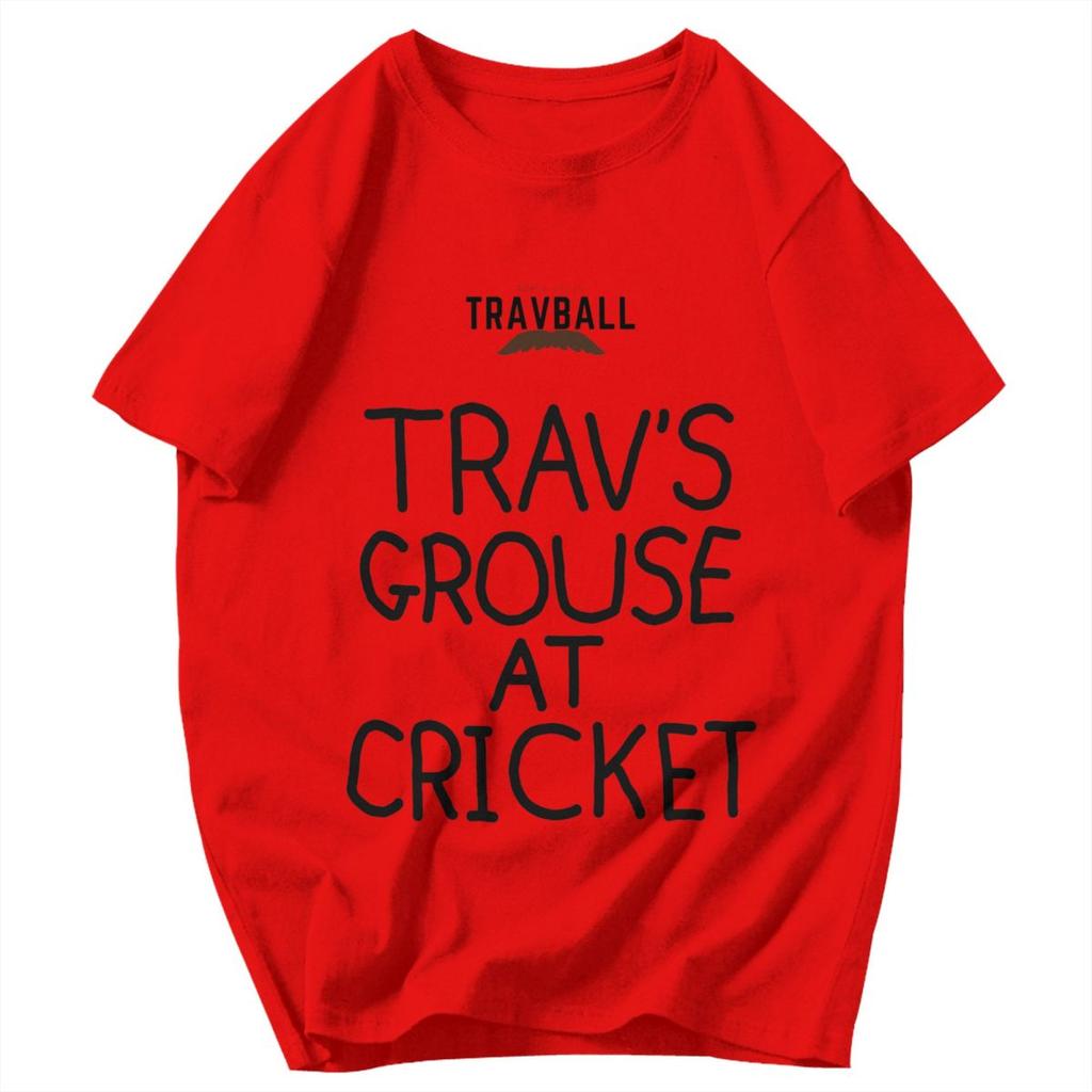 Men T Shirt Travball Travis Head Funny Summer Y2K Graphic Crewneck Unisex Clothes T Shirts
