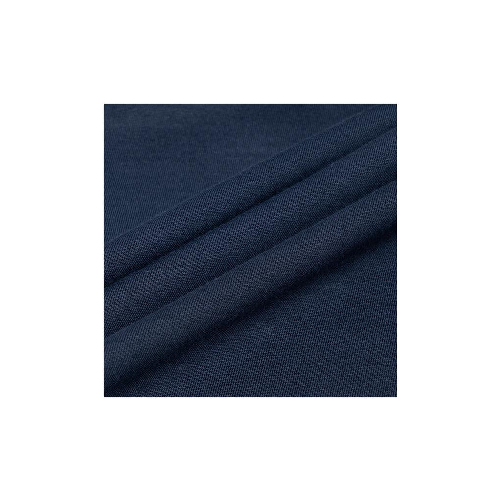Emporio Armani EA7 Solid Color Button Straight Fit Short Sleeve Polo Shirt Men Polo Shirts Navy-Blue 8NPF09-PJNQZ-1578