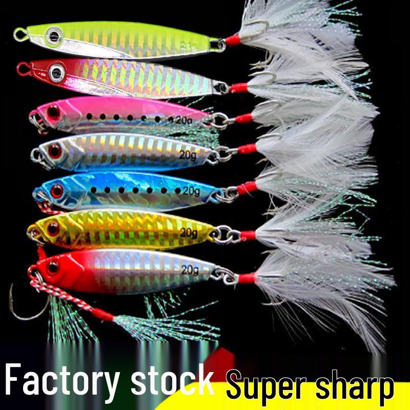 Metal Jig Shore Casting Asp Lure - Long Casting Artificial Bait