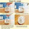 Quiet Operation Powered Humidifier Continuous/Intermittent Mist Portable Air Humidifier  Home Decor