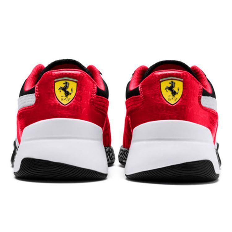 Scuderia Ferrari X Puma Speed Hybrid Rosso Corsa White Black Men Sneakers Red 306395-02