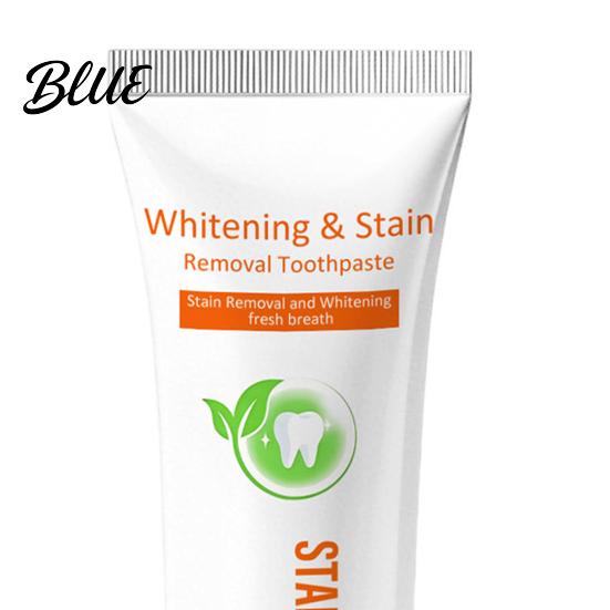 Whitening Toothpaste 100G Stain Removal Teeth Toothpaste Gentle Cleansing for Plaque Men Women Fresh Breath Oral Care Mints Flavor