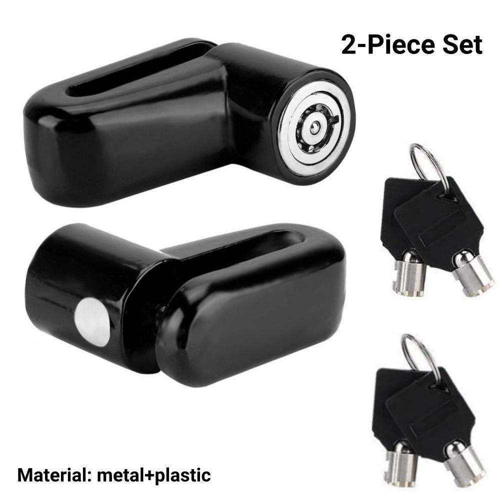 Motorcycle Disc Brake Lock, Heavy Duty Anti-theft Security Lock for Electric Scooter, Bicycle, E-bike Wheel