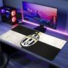 Tappetino Mouse Juventus FC, Tappetino da Scrivania XXL per Gaming, Mousepad Antiscivolo XXL per Laptop e Tablet, Tappetino da Gioco per Mini PC con Bordi Cuciti