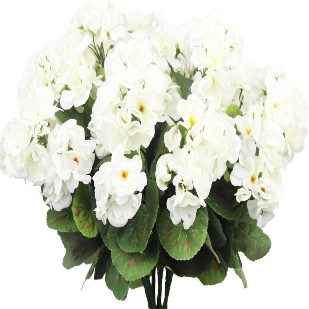 Silk Material Artificial Begonia Artificial Texture Simulation Design Simulation Geranium Floral Arrangement Decorative Flower
