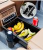 Auto Aufbewahrungsbox, Sitz Armlehnenbox Organizer, Universeller Verstellbarer Auto Getränkehalter Innenraumzubehör, Auto Taschentuchhalter