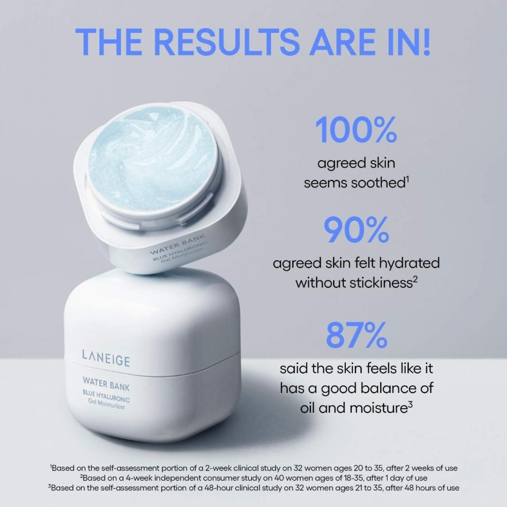 Laneige Water Bank Blue Hyaluronic Gel Moisturizer 1.6 Oz