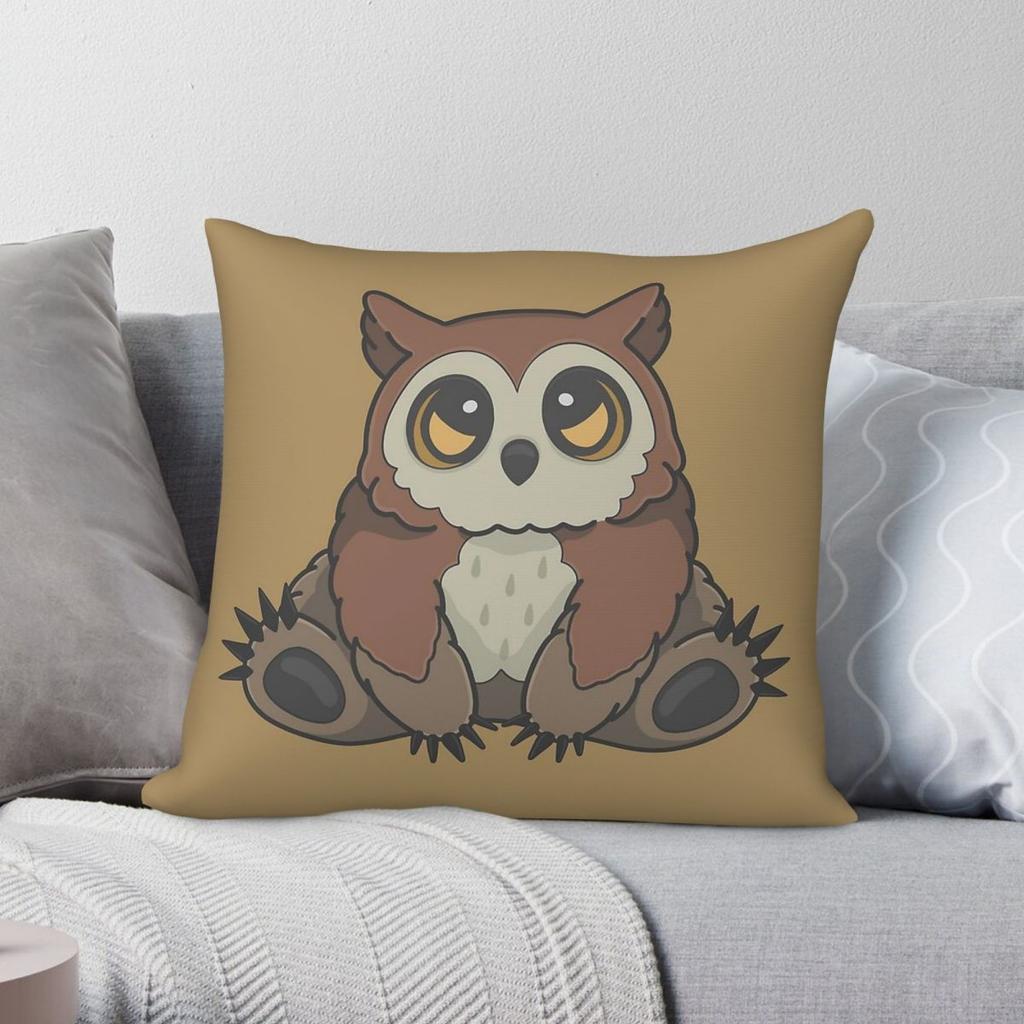 Owlbear Cub Baldurs Gate Square Pillowcase Polyester Linen Velvet Creative Zip Decor Bed Cushion Case